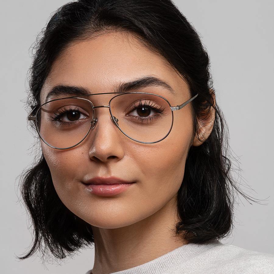 Grant Silver | Designer eyewear with blue light blocking technology